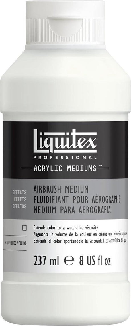 Liquitex 5908 professional airbrush medium 237 ml – acryl additief, verdunner airbrush verf