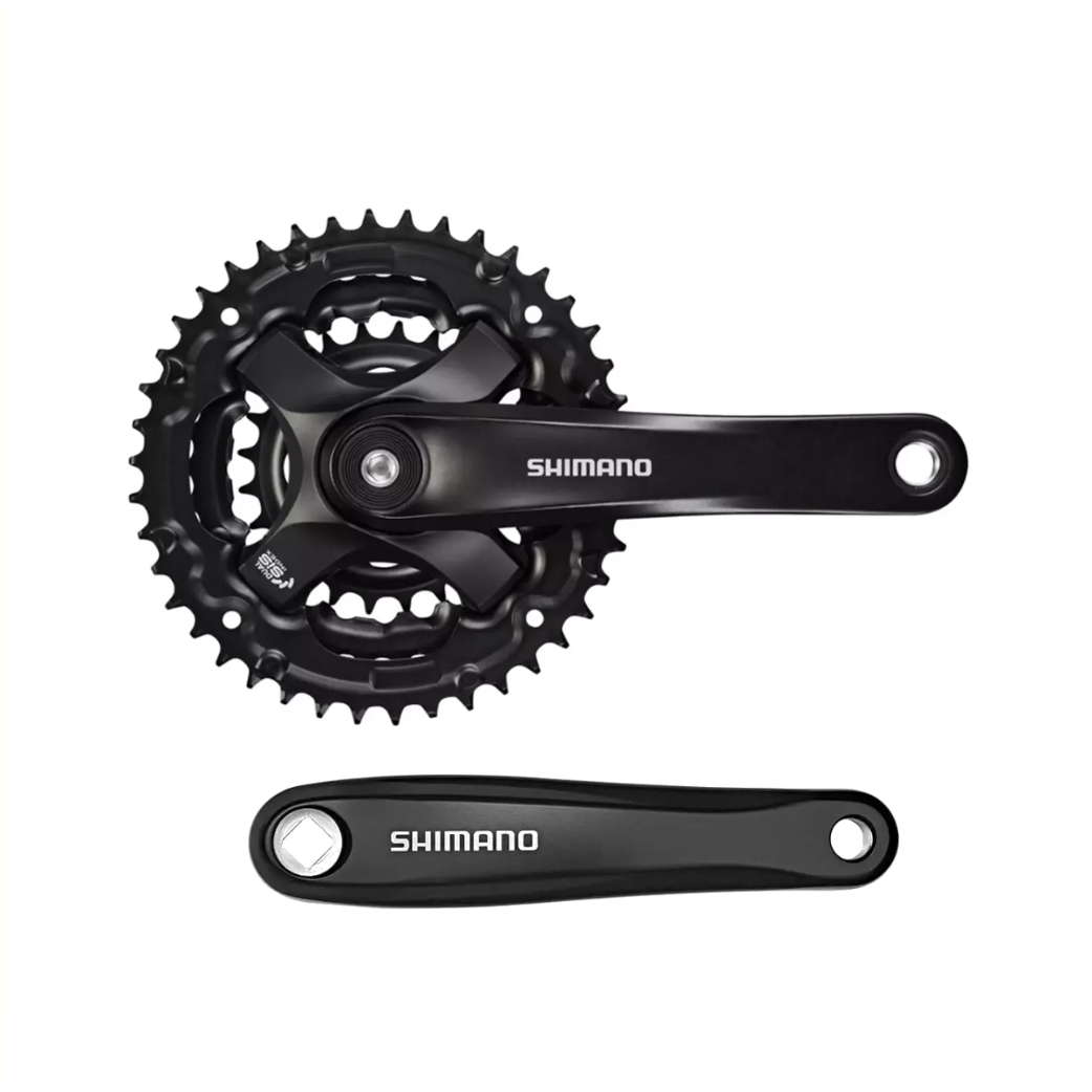 Shimano Cranket FC-TY501, Crank length 170mm 7 8-speed, 42 34 24t