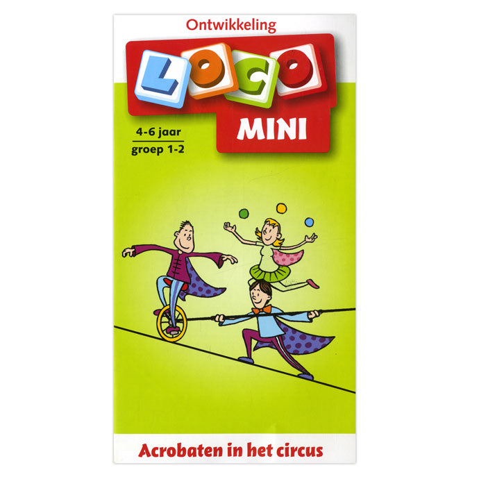 Loco mini-acrobats en el Grupo Circus 1-2 (4-6 años)