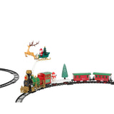 Decoris kersttrein 90x90cm op batterij met verlichting