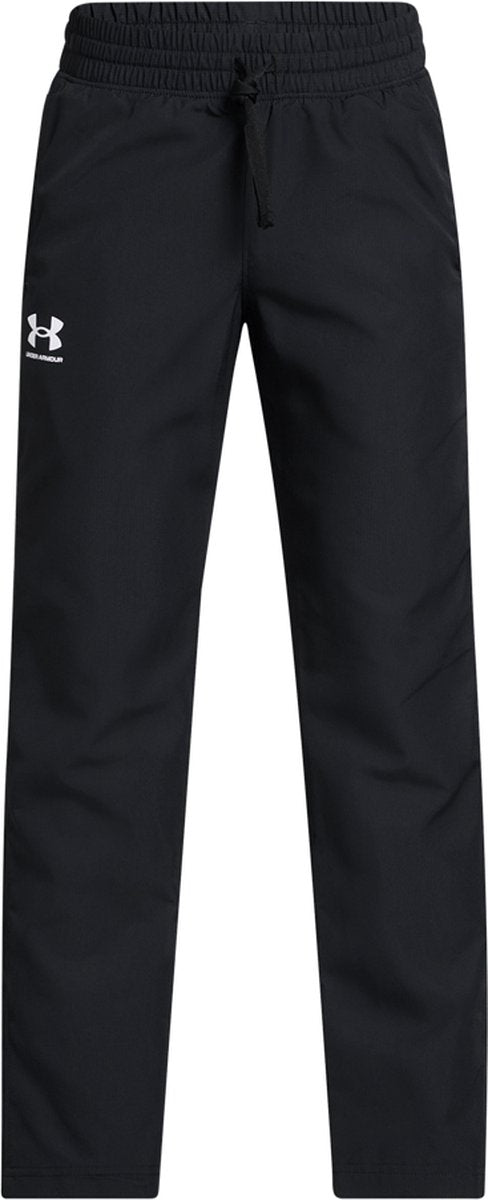 Under armour ua b rival wvn pant jongens sportbroek - zwart 140