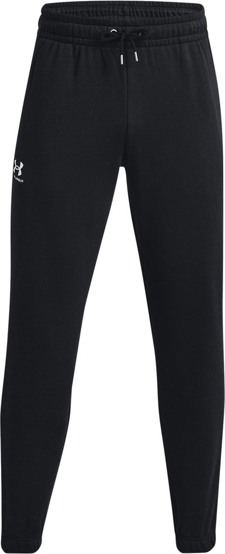 Under armour ua icon fleece jogger-blk heren sportbroek - zwart - wit l