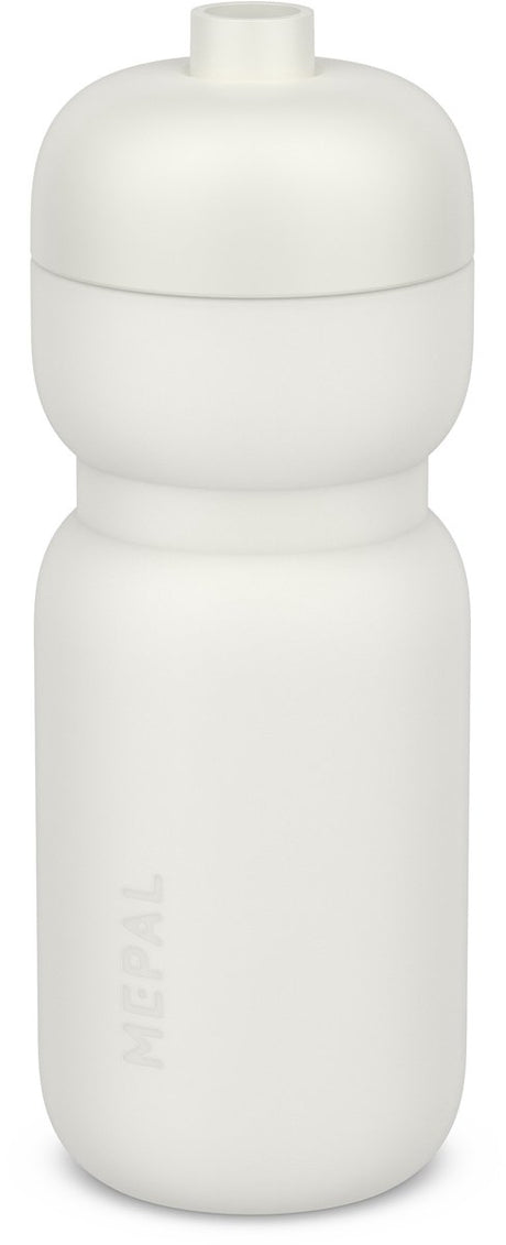 Mepal bidon squeeze sport - 600 ml - knijp en drink - lekdicht ventiel - vaatwasmachinebestendig - drinkflessen - ceramic white
