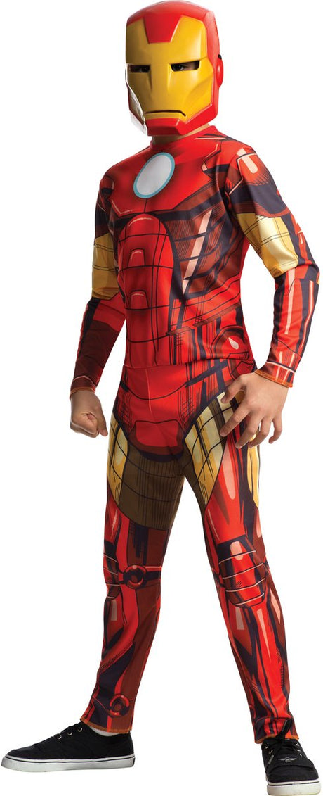 Rubies iron man kinderkostuum - - maat 3-4 jaar 107-113