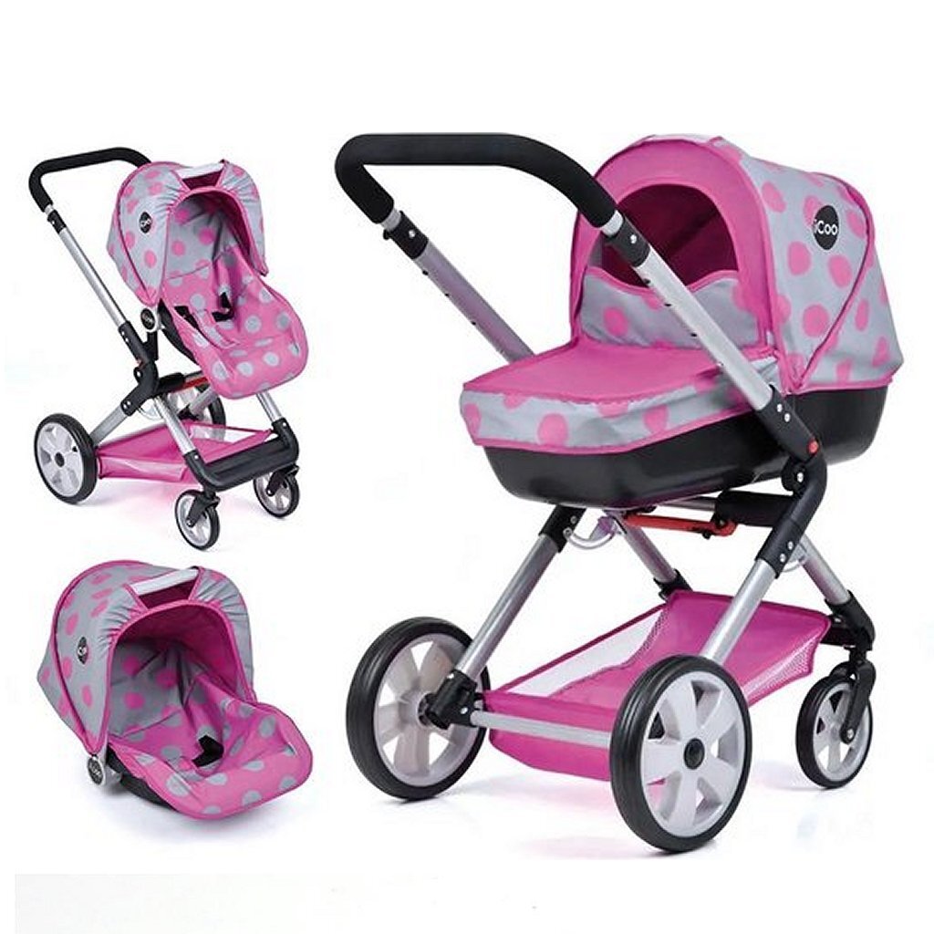 Basic Icoo 4in1 Manhatten doll walking truck Pink Black