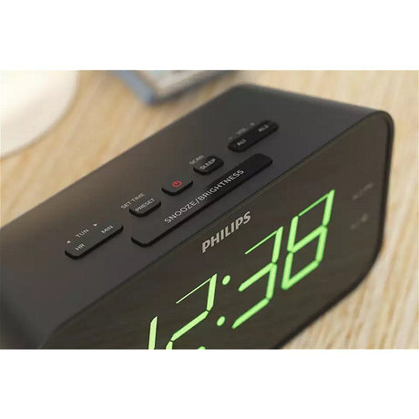 Philips tar3306 12 klokradio zwart