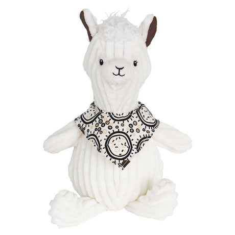 Knuffel in koker, de jonge lama 33 cm