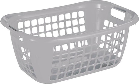 Sunware basic wasmand laag grijs 55x38x22,5cm