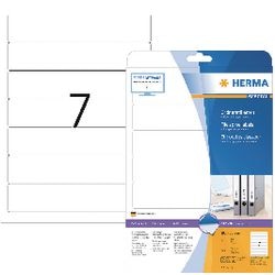 Herma mapetiketten wit 192x38mm 25 vel a4 175st.