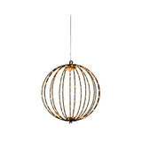 Lumineo lichtbol 192led metaal met timer ø28cm