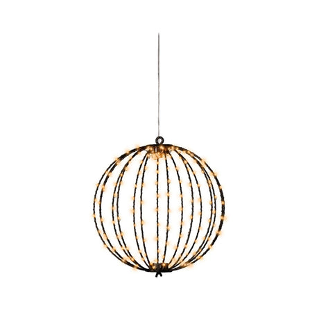 Lumineo lichtbol 192led metaal met timer ø28cm