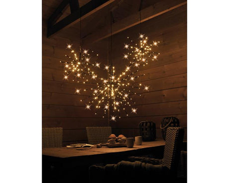 Lumineo led verlichting poolster twinkel buiten 45cm-72l