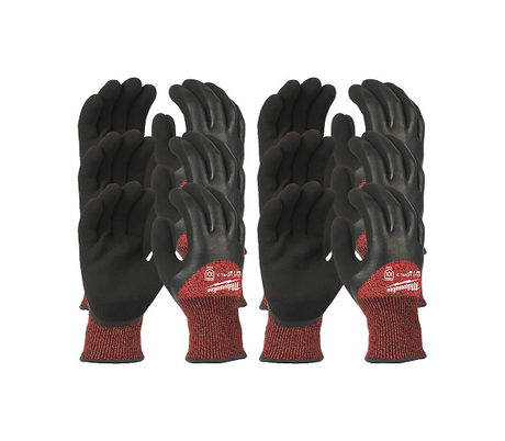 Milwaukee snijbestendige handschoenen - winter - pos 3 - rom m 8 - 12 stuks %%