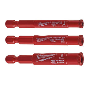 Milwaukee diamanten kroon set 3szt. hex