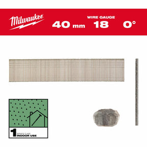 Milwaukee styfts 18g 40mm 5000szt. - m18fn18gs