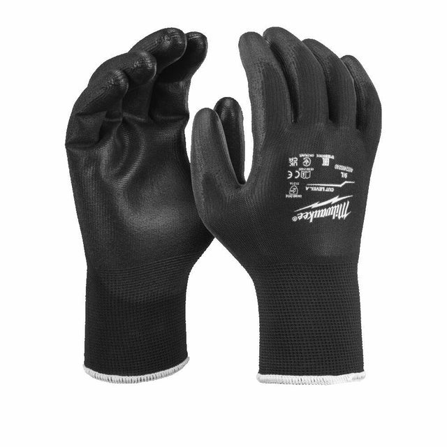 Milwaukee handschoenen voor algemeen gebruik l 9 12 par