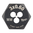 Milwaukee zeshoekige plaat m3-0.60mm