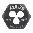 Milwaukee hexagonaal (hex) m4-0.70mm