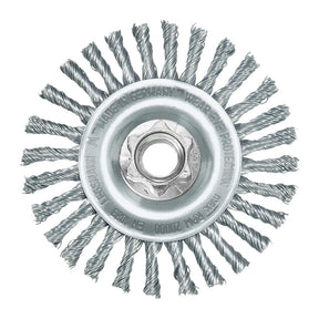 Milwaukee rond draad penseel m14 125x6 gebonden staal 0.5-1szt.
