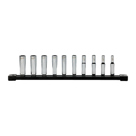 Milwaukee set lange metrische caps 1 4 10szt. op het spoor