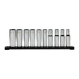 Milwaukee set lange metrische caps 1 2 10szt. op het spoor