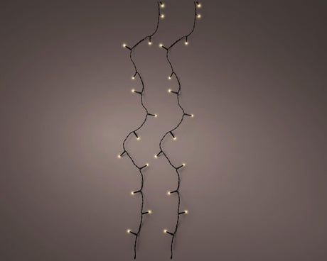 Lumineo kerstverlichting basic 80led outdoor 6m champagne