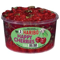 Haribo happy cherries - snoep in kersensmaak - 150 stuks silo