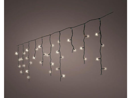 Lumineo led verlichting icicle 11 meter- 259led warmwit twinkel