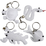 Creativ company figuren van textiel met sleutelhanger