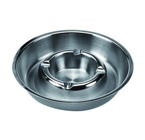 Asbak roestvrijstaal (14cm)