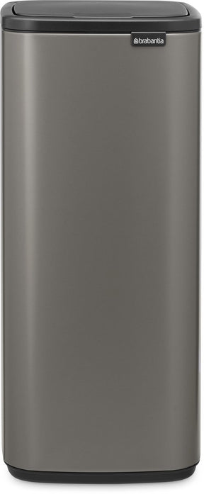 Brabantia bo touch bin prullenbak - 30 liter - platinum