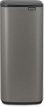 Brabantia bo touch bin prullenbak - 30 liter - platinum