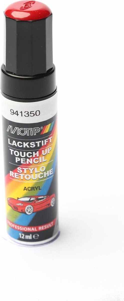 Motip 941350 - auto lakstift - rood - 12 ml