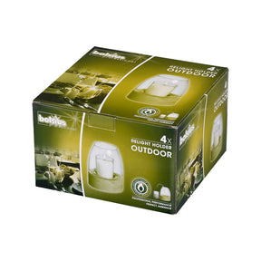 Bolsius relight houder outdoor ø80x150 mm (4 stuks)