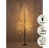 Anna's collection verlichte kerstboom 720led classic warm h150cm met flits functie, dimmer en timer ip44