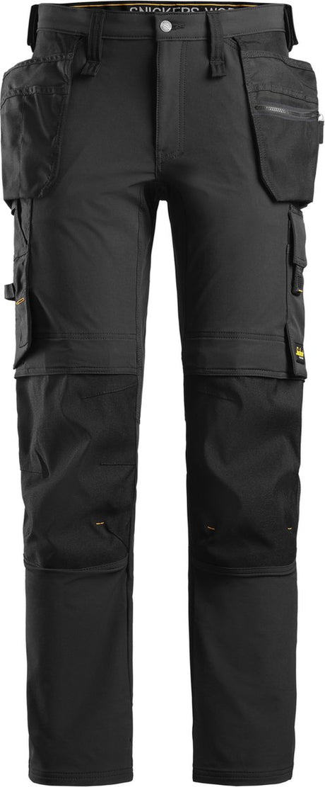 Snickers 6271 full stretch werkbroek met holsterzakken - zwart zwart - 50