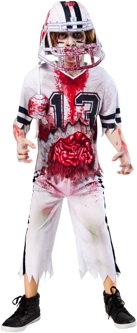 Rubies zombie american footballer kinderkostuum - - maat 11-13 jaar