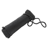 Mack 1072117 - pp gevlochten zwart streng 6mm 20m | 5 stuks
