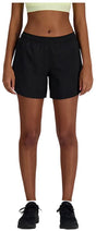 New balance sport essential short 5 dames sportbroek - black