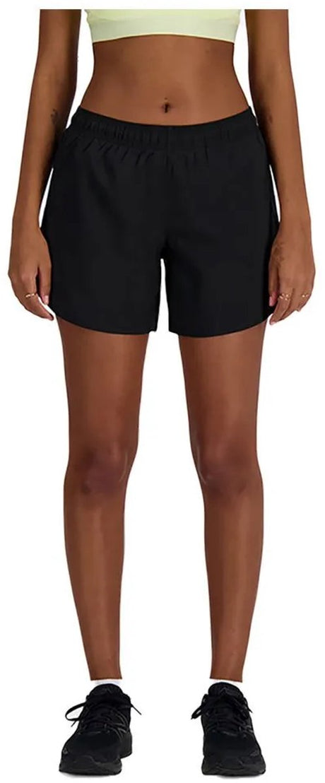New balance sport essentials 2-in-1 short 3 dames sportbroek - black