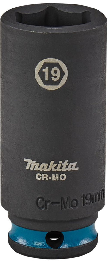 Makita e-16368 impact black krachtdop 3 8 lang | 19 mm