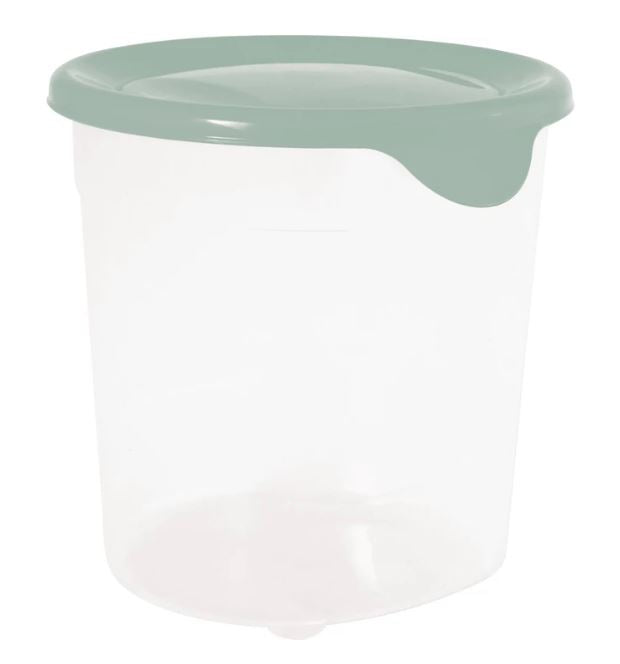 Curver verse go voedselcontainer 1l rond beige