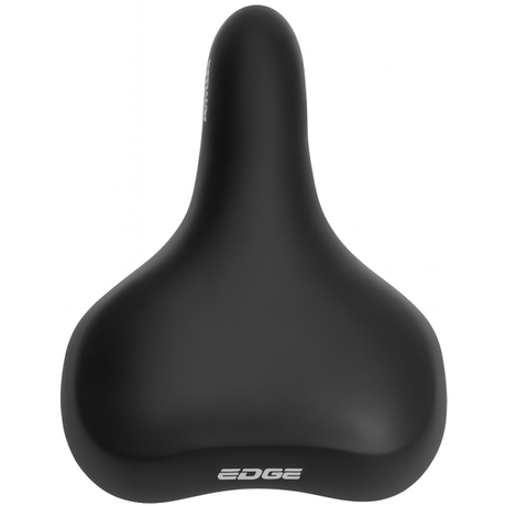 Fietszadel Edge Towny met memory foam - zwart