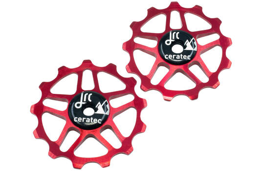 Jrc - keramische derailleur wielset shimano 12sp mtb 13t deore, slx, xt, xtr rood