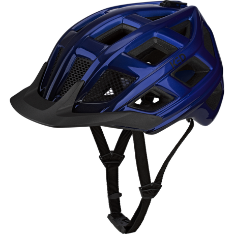 Ked fietshelm crom, m (52-58 cm) - blue black glossy