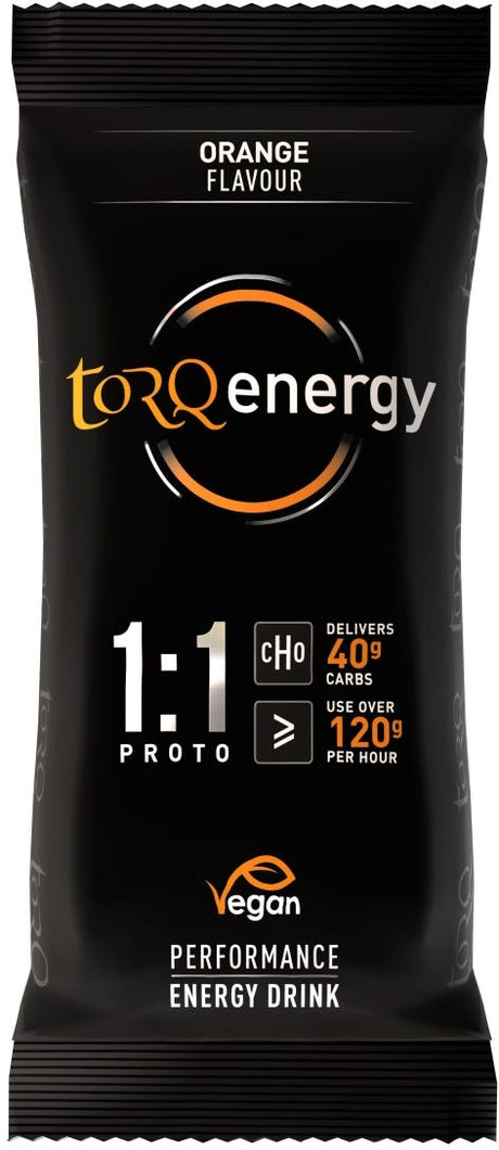 Torq 1:1 energiedrank zwarte bes zakje (doos 12)