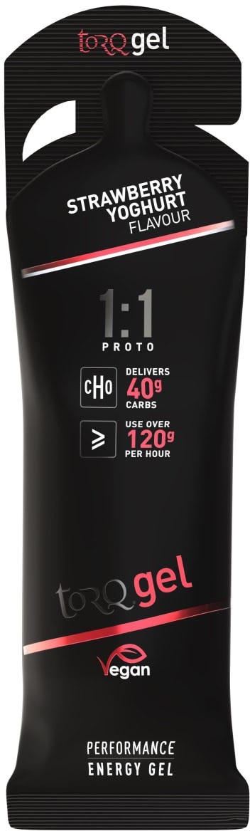 Torq 1:1 gel aardbei-yoghurt (doos 12)