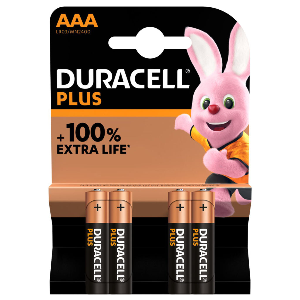 Bateria Duracell Plus Power Mini Penlite LR03 AAA na 4 na mapie