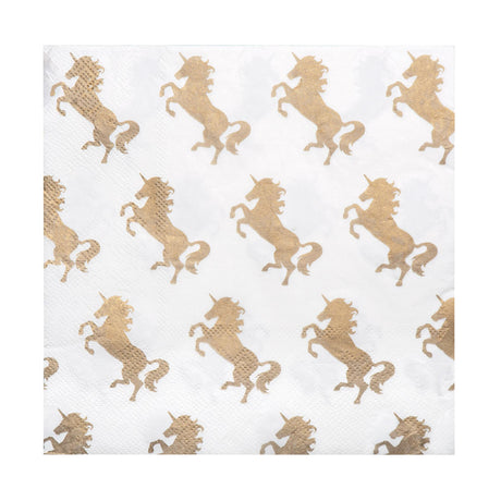 Boland papieren servetten unicorn 33x33cm
