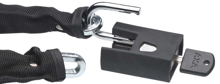 Axa Clinch Chain Lock 105cm Negro